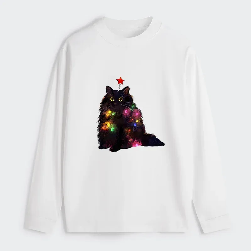 Tokyo-Tiger Christmas Lights Cat Classic Long Sleeve T-Shirt