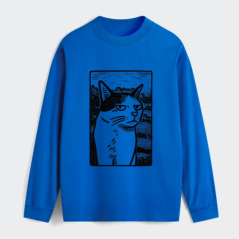 Tokyo-Tiger Cat's Hateful Eyes Classic Long Sleeve T-Shirt