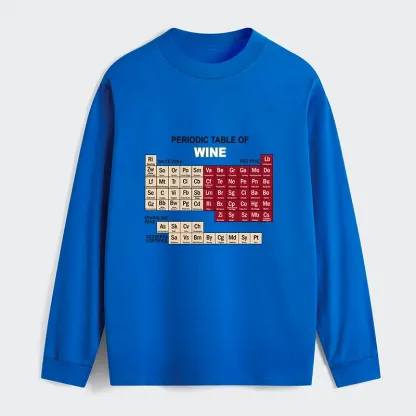 Tokyo-Tiger Table of Elements of Wine Classic Long Sleeve T-Shirt