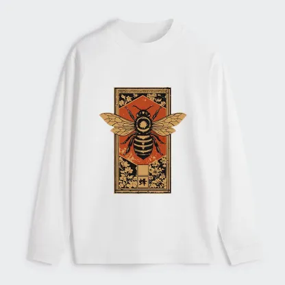 Tokyo-Tiger Japanese Bee Art Classic Long Sleeve T-Shirt