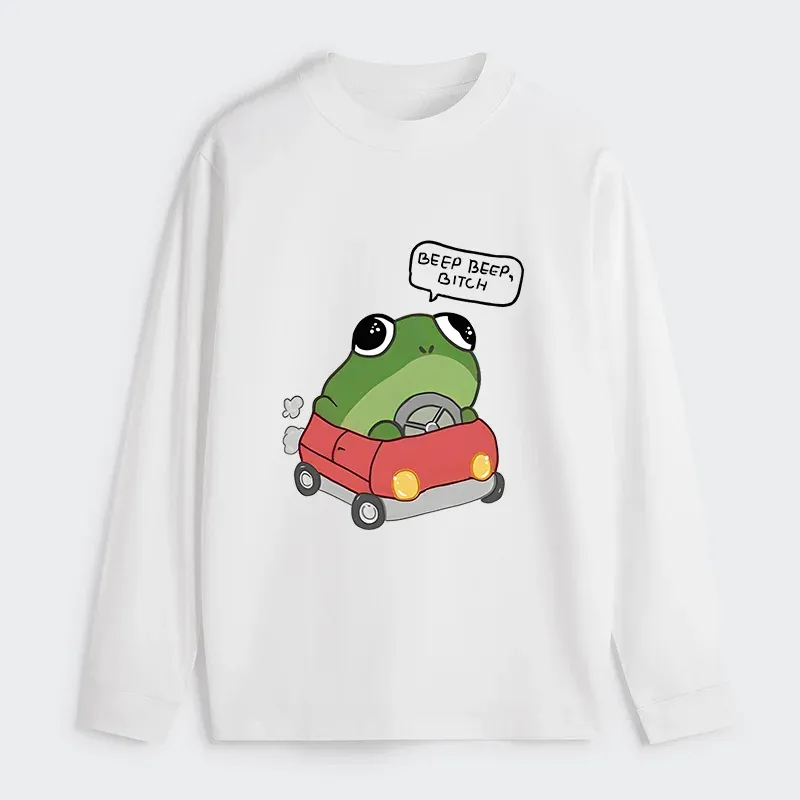 Tokyo-Tiger Frog Driving Classic Long Sleeve T-Shirt