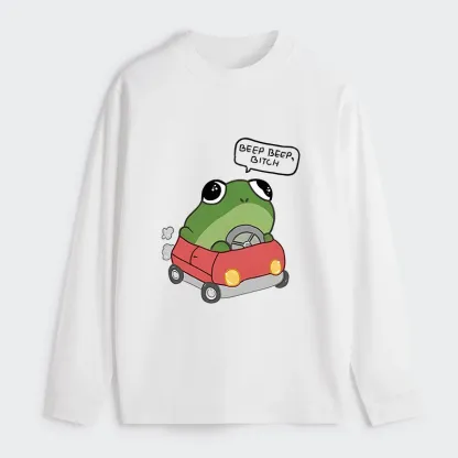 Tokyo-Tiger Frog Driving Classic Long Sleeve T-Shirt