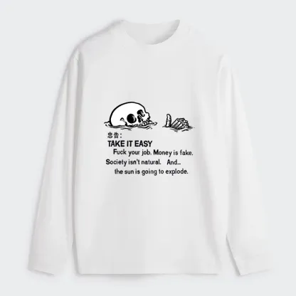 Tokyo-Tiger Skeleton Ridicule Classic Long Sleeve T-Shirt