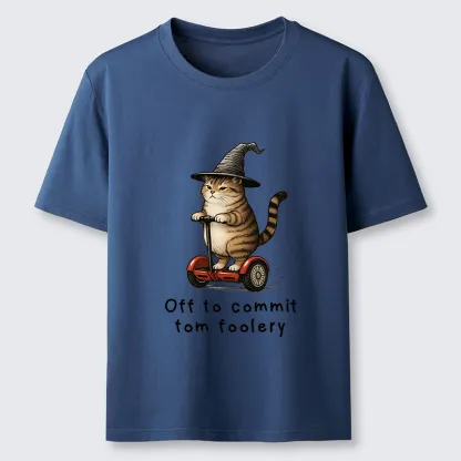 Tokyo-Tiger Orange Cat Riding Segway-style Classic T-Shirt