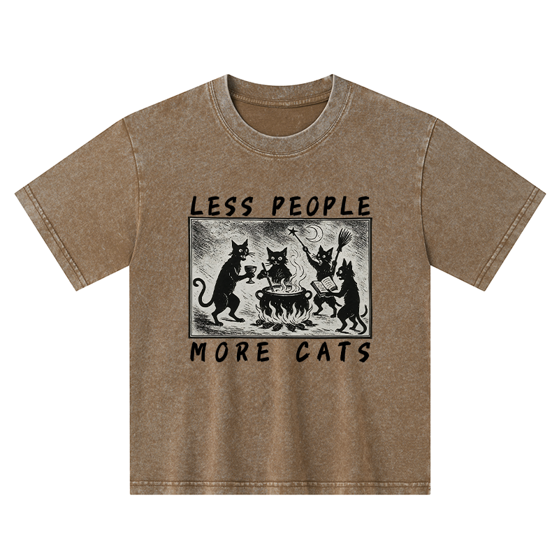 Tokyo-Tiger Cat Sacrifice Ceremony Kids Washed T-Shirt