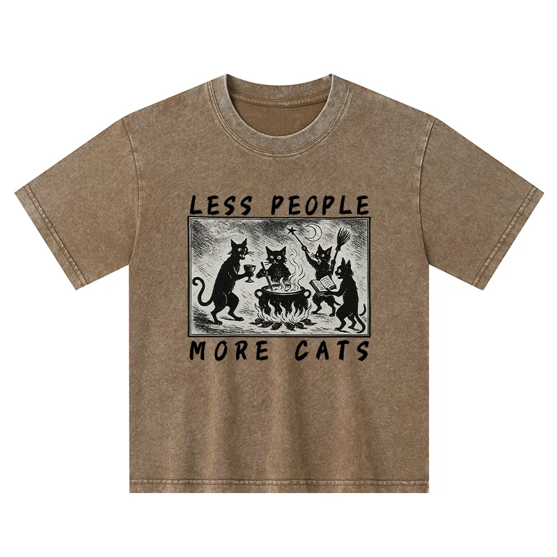 Tokyo-Tiger Cat Sacrifice Ceremony Kids Washed T-Shirt