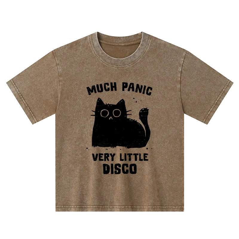 Tokyo-Tiger More Disco Funny Kids Washed T-Shirt