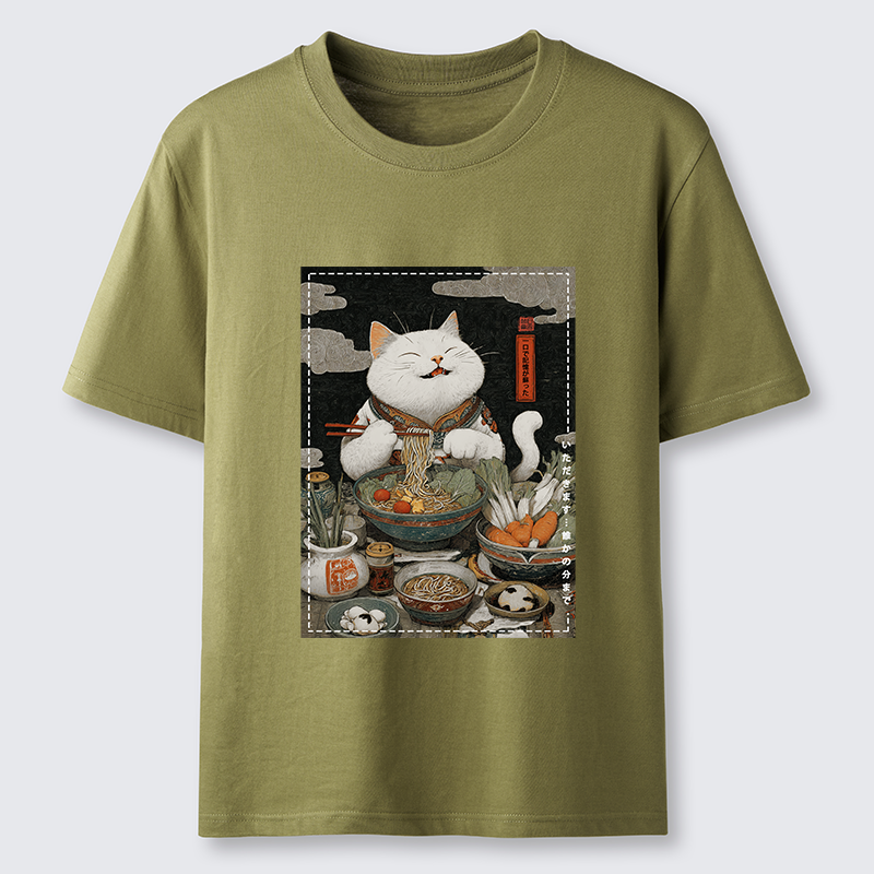 Tokyo-Tiger The Ramen-Loving Cat Classic T-Shirt