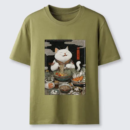 Tokyo-Tiger The Ramen-Loving Cat Classic T-Shirt