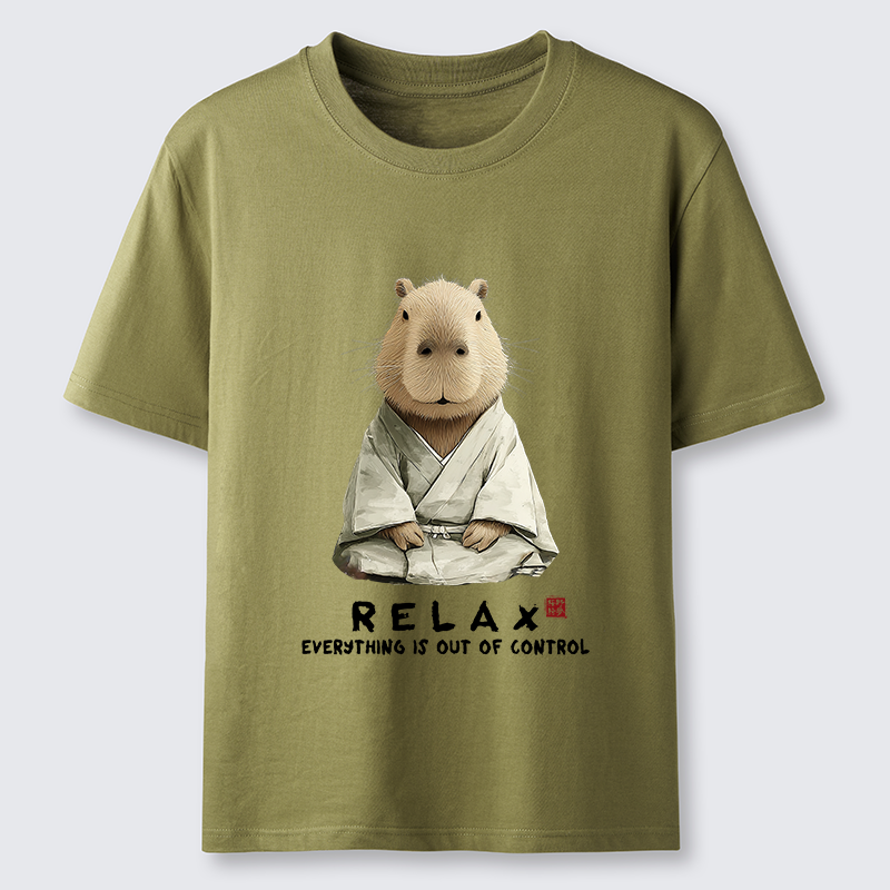 Tokyo-Tiger Zen Capybara：Relax, it's all chaos Classic T-Shirt