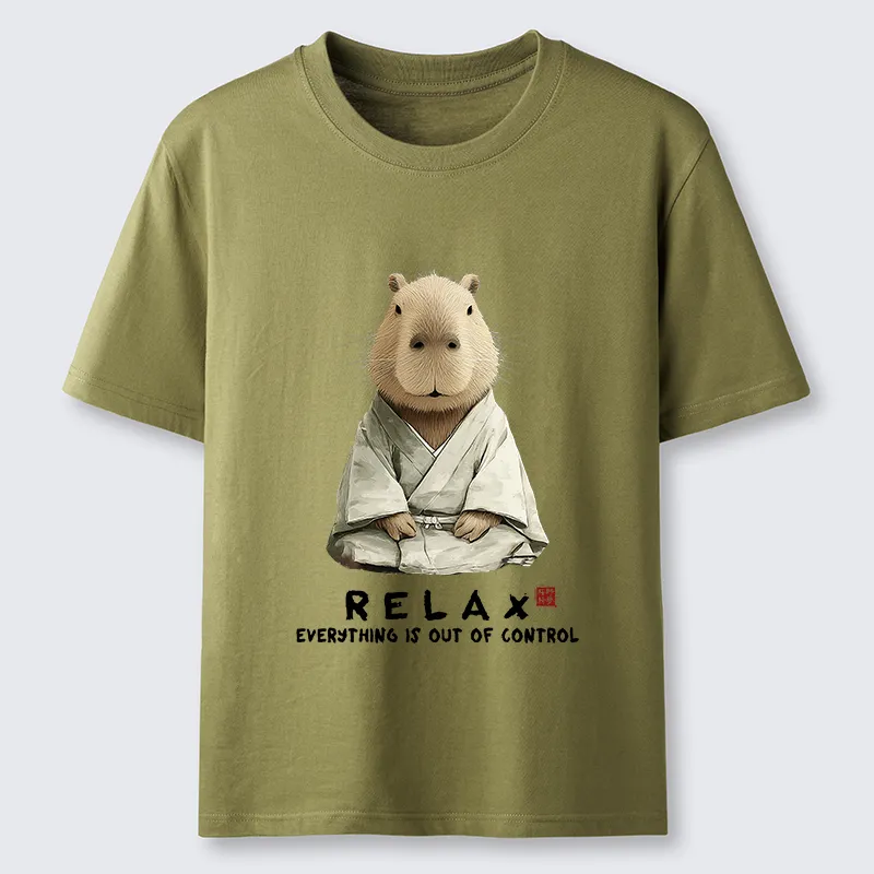 Tokyo-Tiger Zen Capybara：Relax, it's all chaos Classic T-Shirt