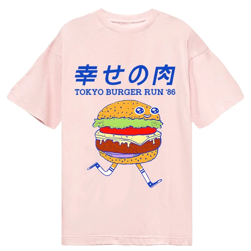 Tokyo-Tiger Tokyo Burger Run Japanese Classic T-Shirt
