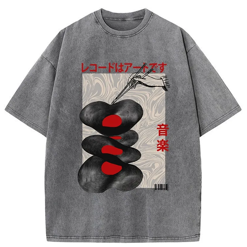 Tokyo-Tiger Vintage Japanese Music Washed T-Shirt