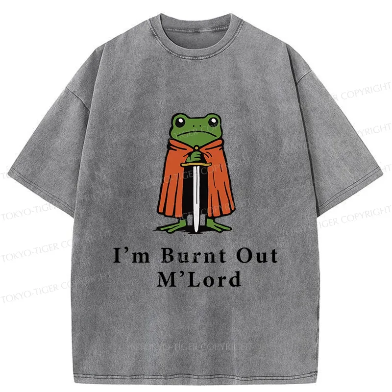 Tokyo-Tiger I’m Burnt Out M’Lord Washed T-Shirt