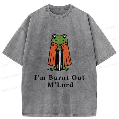 Tokyo-Tiger I’m Burnt Out M’Lord Washed T-Shirt