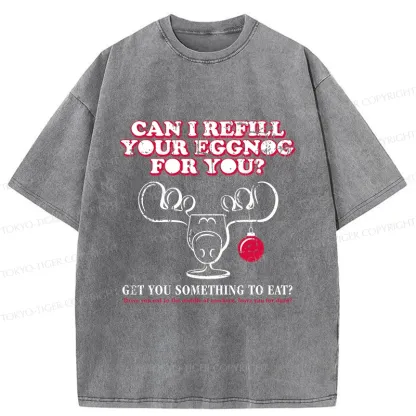 Tokyo-Tiger Funny Christmas Jokes Washed T-Shirt