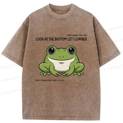 Tokyo-Tiger Look At This Frog Washed T-Shirt