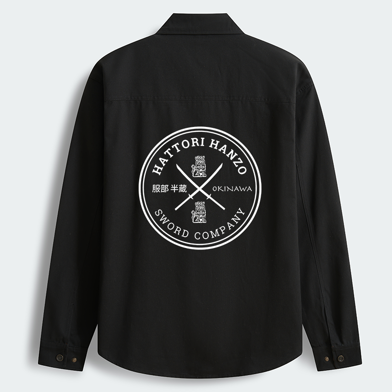 Tokyo-Tiger Hattori Hanzo Sword Men's Corduroy Work Jacket