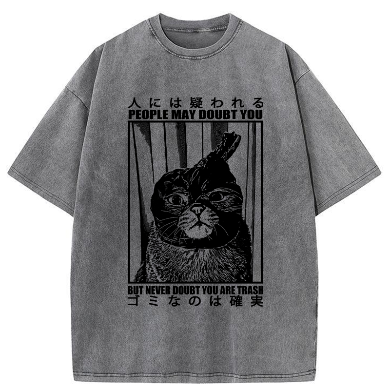 Tokyo-Tiger I'm Sure It's Trash Washed T-Shirt