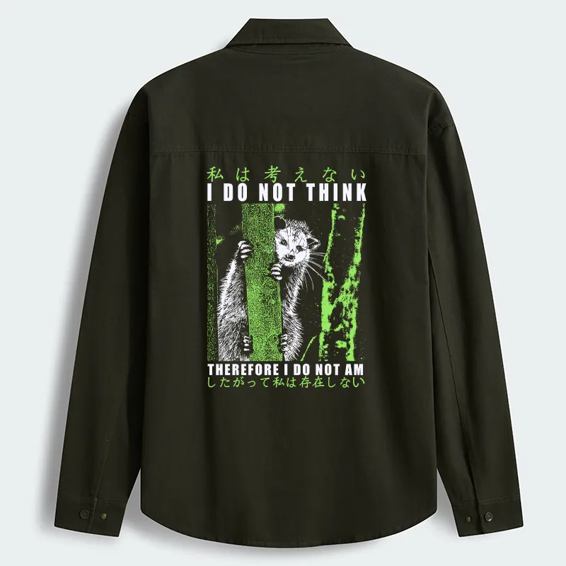 Tokyo-Tiger Stupid Possum Japan Men's Corduroy Work Jacket