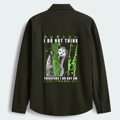 Tokyo-Tiger Stupid Possum Japan Men's Corduroy Work Jacket