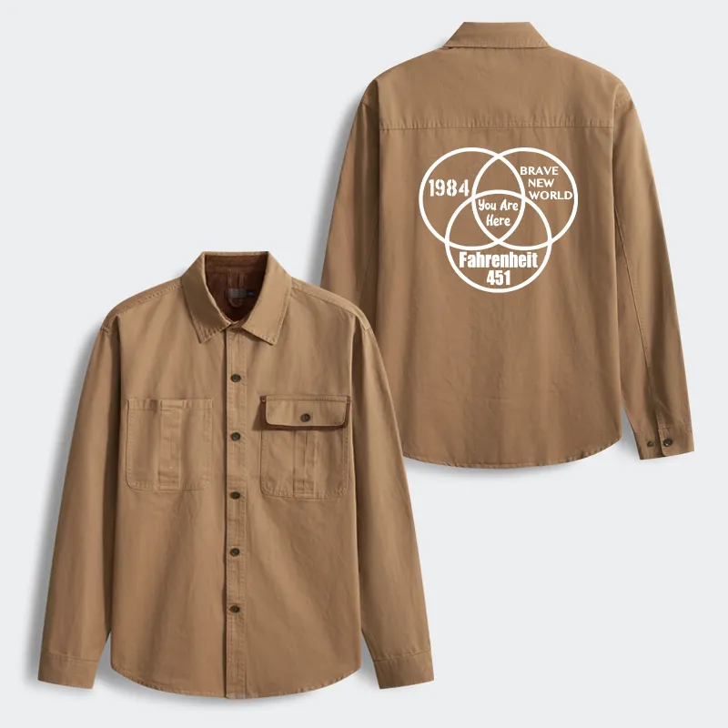 Tokyo-Tiger Multidimensional Thinking And Rebellion Men's Corduroy Work Jacket