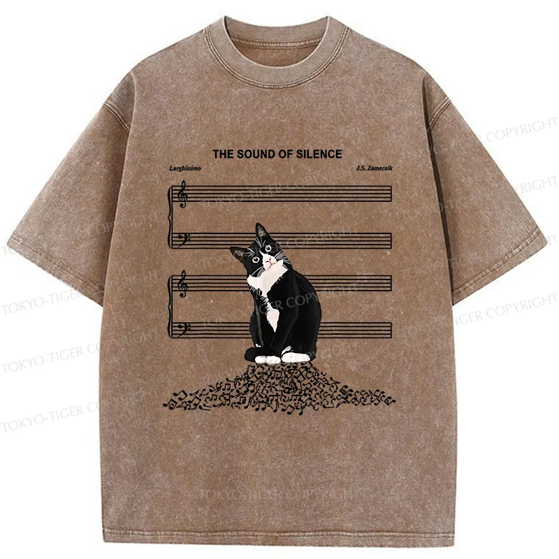Tokyo-Tiger The Sound Of Silence Washed T-Shirt
