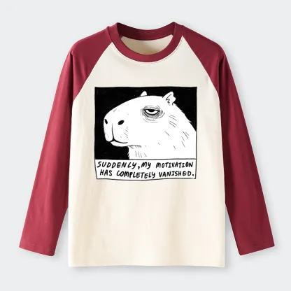 Tokyo-Tiger Power Has Completely Disappeared Raglan Long Sleeve T-shirt