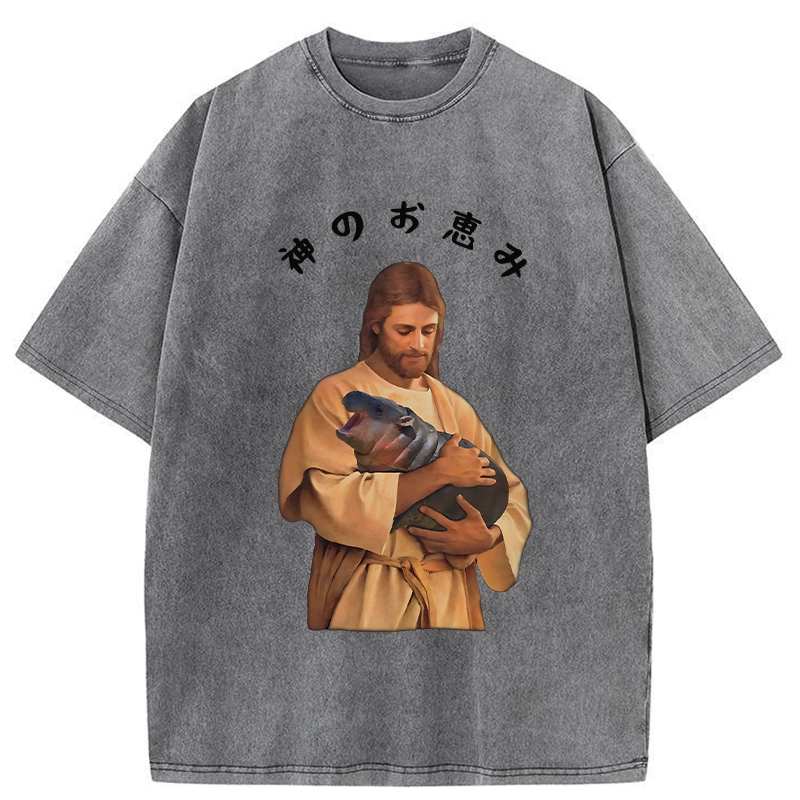 Tokyo-Tiger God's Grace Washed T-Shirt