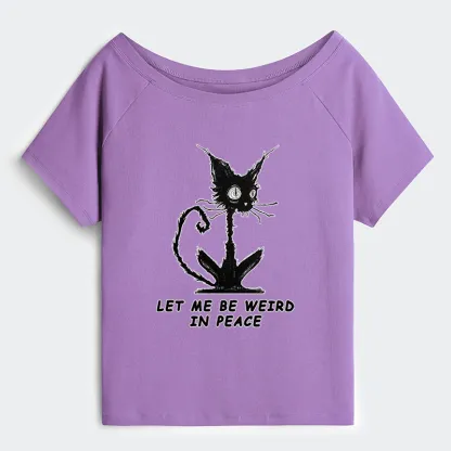 Tokyo-Tiger Cat Gradually Became Strange Off Shoulder T-Shirt