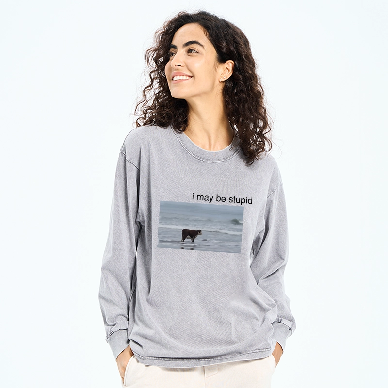 Tokyo-Tiger Foolish Cow Washed Long Sleeve T-Shirt