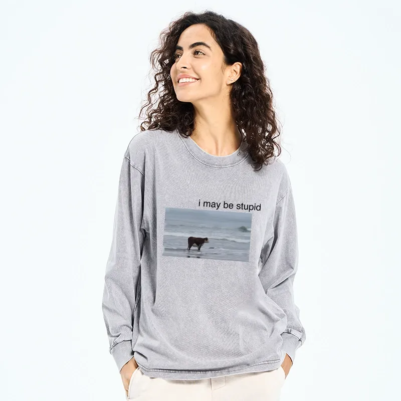 Tokyo-Tiger Foolish Cow Washed Long Sleeve T-Shirt