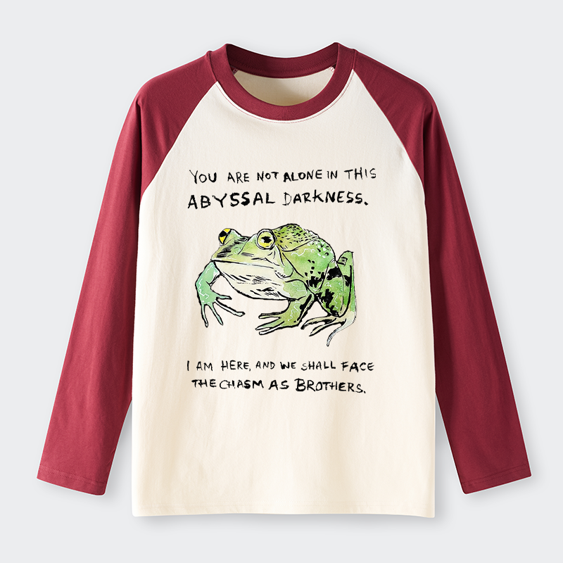 Tokyo-Tiger Support Your Frog Friends Raglan Long Sleeve T-shirt