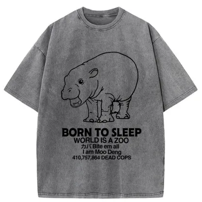 Tokyo-Tiger Born To Sleep Washed T-Shirt