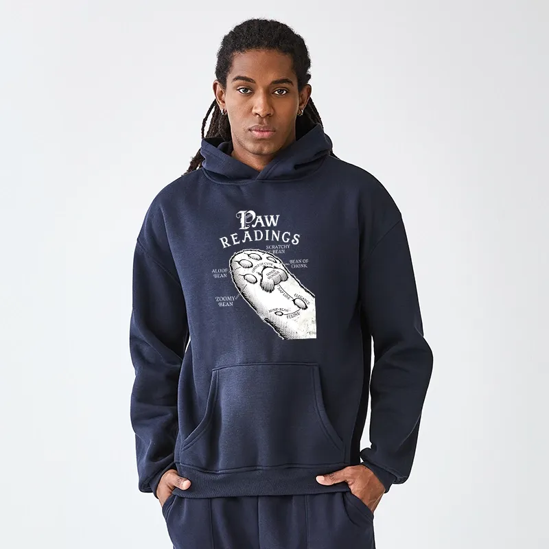 Tokyo-Tiger Funny Cat Paws Aldult Fleece Hoodie