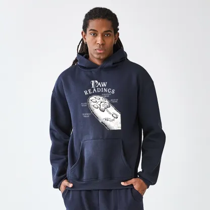 Tokyo-Tiger Funny Cat Paws Aldult Fleece Hoodie