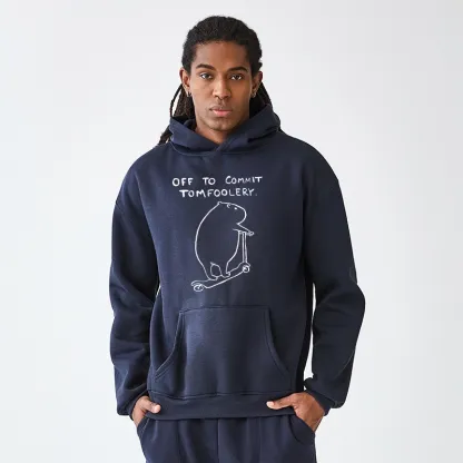 Tokyo-Tiger Capybara Is Ready To Do Something Bad Aldult Fleece Hoodie