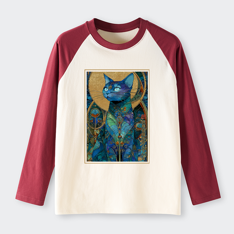 Tokyo-Tiger The Cat’s Plan To Rule Them All Raglan Long Sleeve T-shirt