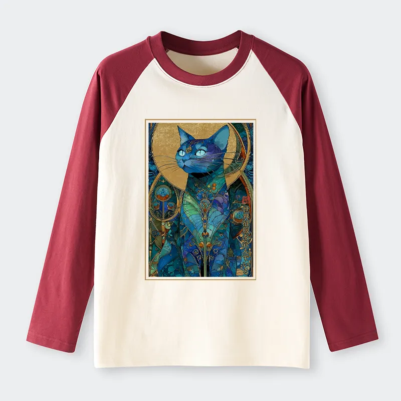 Tokyo-Tiger The Cat’s Plan To Rule Them All Raglan Long Sleeve T-shirt