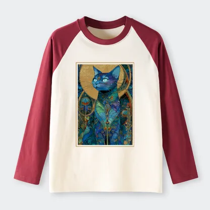 Tokyo-Tiger The Cat’s Plan To Rule Them All Raglan Long Sleeve T-shirt