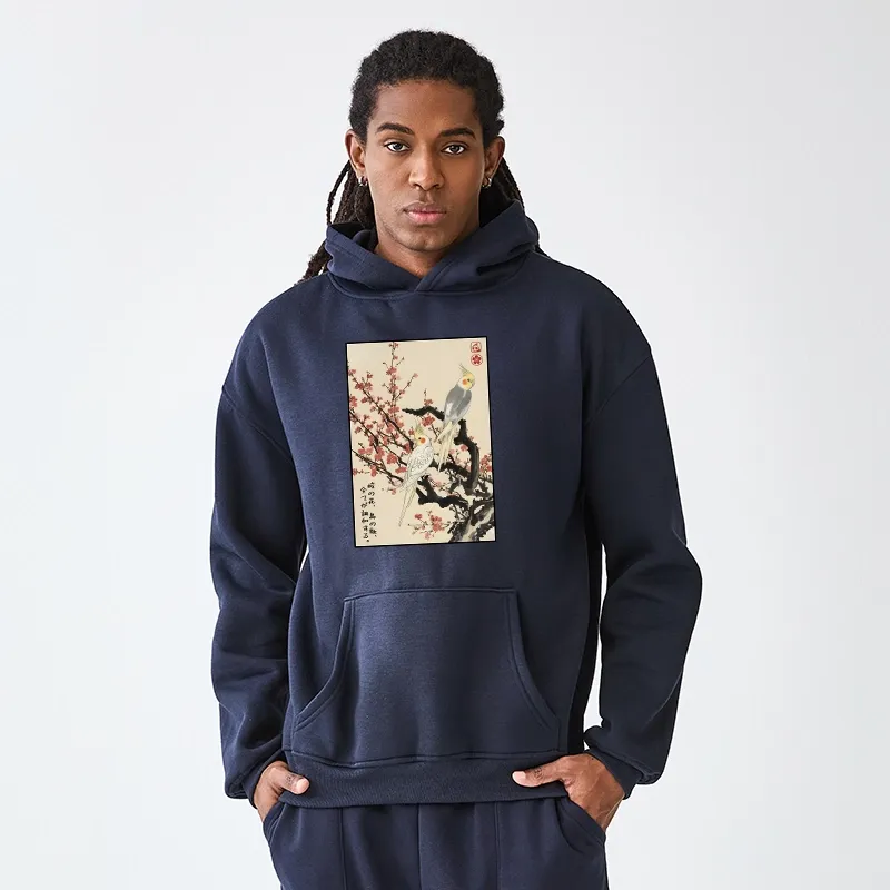 Tokyo-Tiger Whispers of Silent Blossoms Aldult Fleece Hoodie