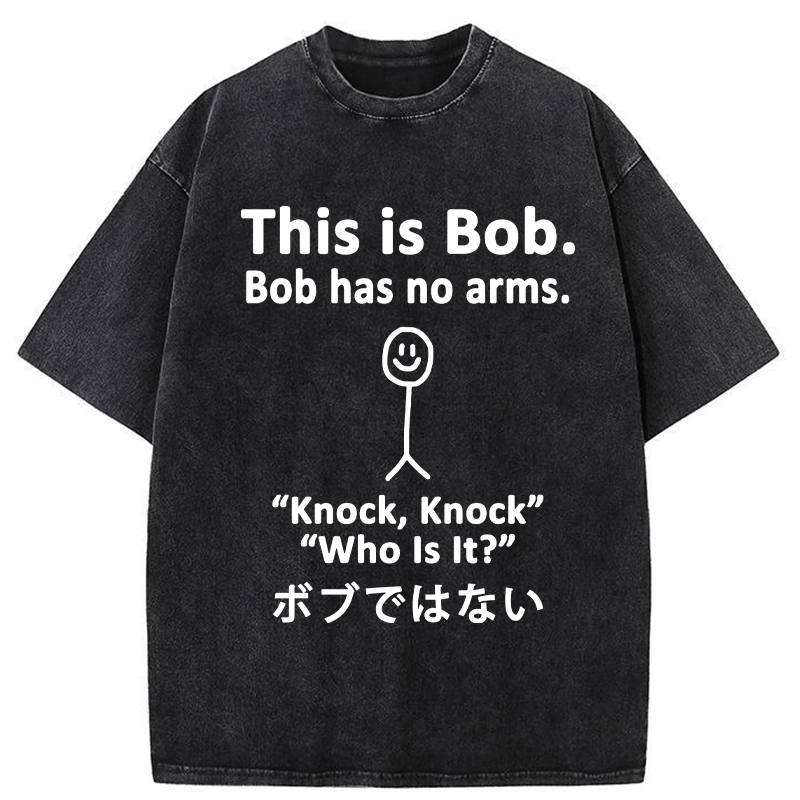 Tokyo-Tiger Who Is Knocking Washed T-Shirt