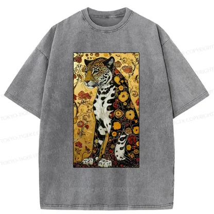 Tokyo-Tiger Magnificent Leopard Washed T-Shirt
