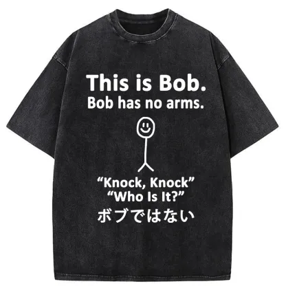 Tokyo-Tiger Who Is Knocking Washed T-Shirt