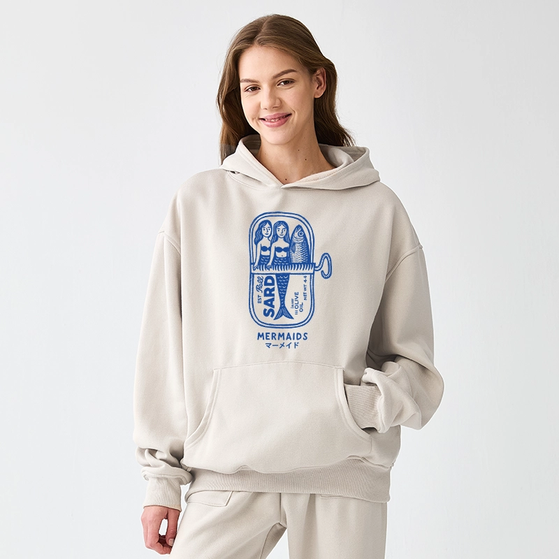 Tokyo-Tiger Mermaid Can Aldult Fleece Hoodie