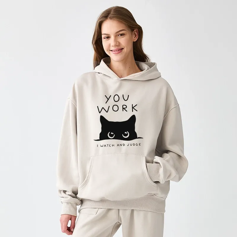 Tokyo-Tiger A Cat That Spies Aldult Fleece Hoodie