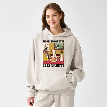 Tokyo-Tiger More Spaghetti Less Upsetti Goose Aldult Fleece Hoodie