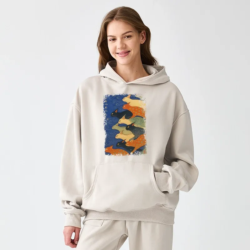 Tokyo-Tiger Claw-some Ninja Aldult Fleece Hoodie