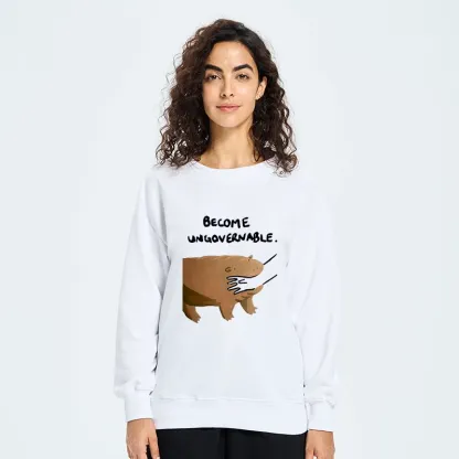 Tokyo-Tiger Moo Deng Bites Someone's Arm Classic Sweatshirt