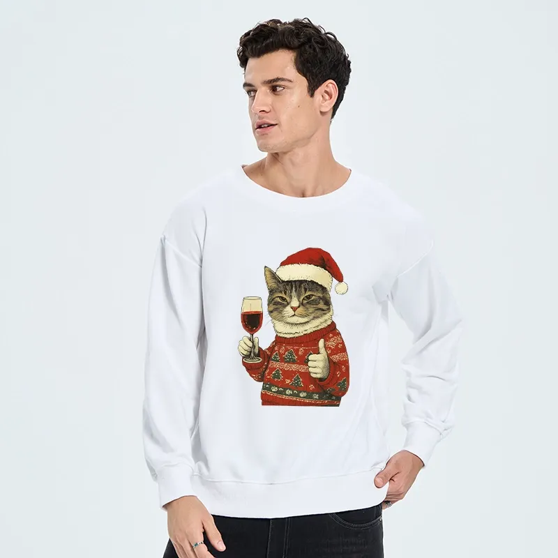 Tokyo-Tiger Christmas Cat Likes Classic Sweatshirt